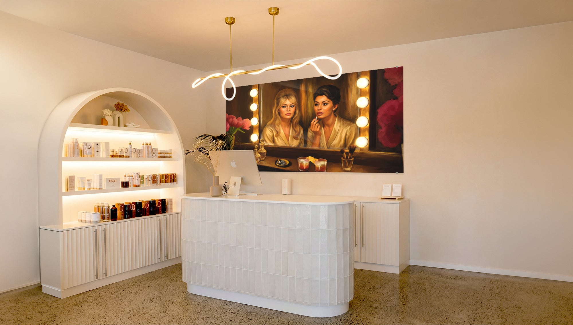 Vanity Lights 227 x 130 cm